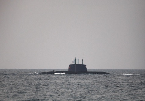 Israeli naval submarine / AP
