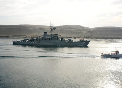 An Iranian warship / AP