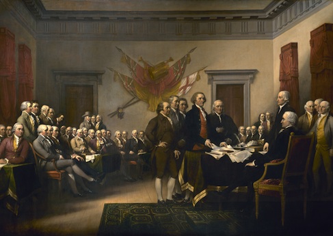 Declaration of Independence Signing