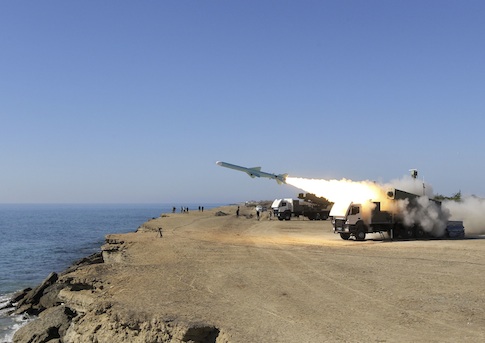 Iranian naval exercises / AP