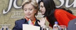 Hillary Clinton and Huma Abedin (AP)