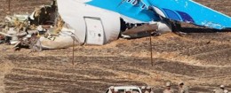 Site of plane crash in Egypt