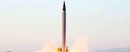 An Iranian Emad rocket is launched as it is tested at an undisclosed location October 11, 2015