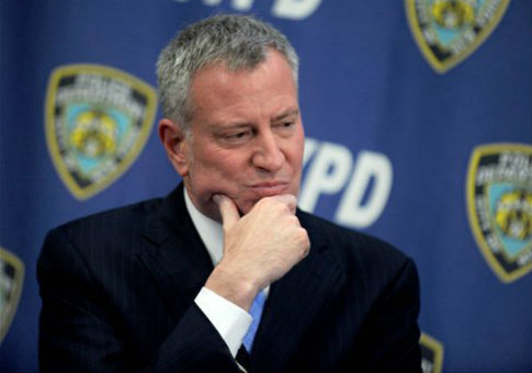 New York City Mayor Bill de Blasio / AP