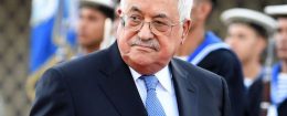 Palestinian president Mahmud Abbas
