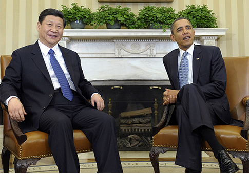 Obama and Chinese President Xi Jinping