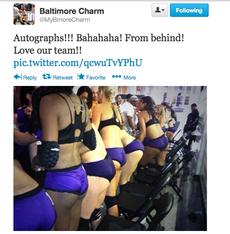 Baltimore Charm Twitter