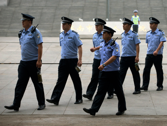 Chinese police Liu Hu