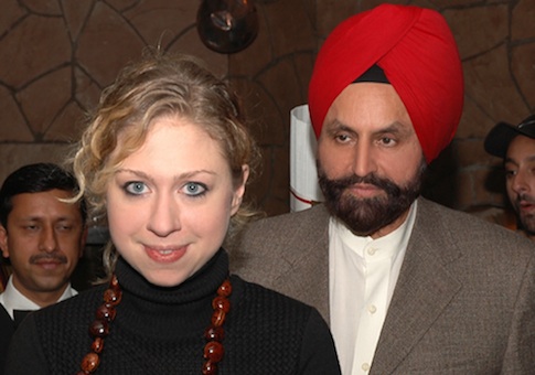 Chelsea Clinton and Sant Singh Chatwal