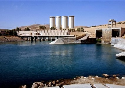 Mosul dam in Iraq
