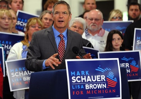 Democratic gubernatorial candidate Mark Schauer