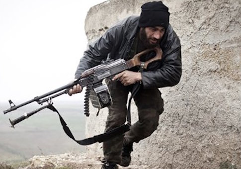 A Free Syrian Army fighter in 2012