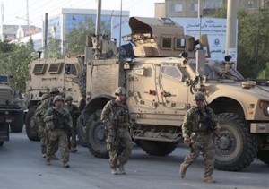 U.S. soldiers in Kabul, Afghanistan