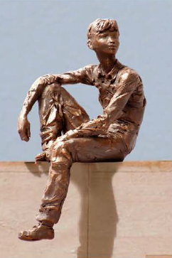 Design for a bronze statue of Dwight Eisenhower as a boy / Eisenhower Memorial Commission