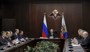 Russian President Putin chairs meeting with members of Security Council in Moscow