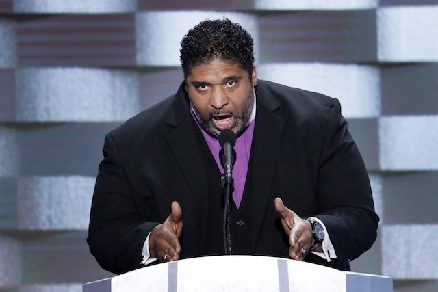 Rev. William Barber speaks during the final day of the Democratic National Convention in Philadelphia , Thursday, July 28, 2016. (AP Photo/J. Scott Applewhite)