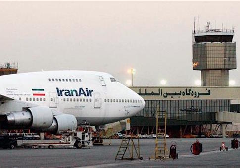 a Boeing 747 of Iran's national airline is seen at Mehrabad International Airport in Tehran