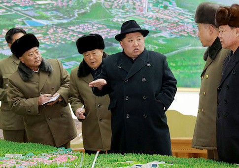 Kim Jong-Un visiting Samjiyon County in Ryanggang Province