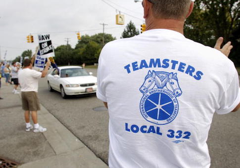 Members of Teamsters Local 332