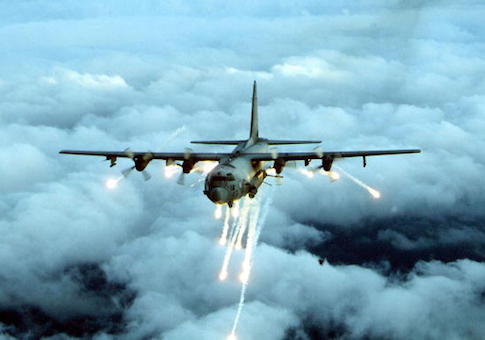 An Air Force Special Forces AC-130 gunship in an undated photo