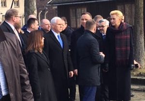 Mike Pence visits Auschwitz