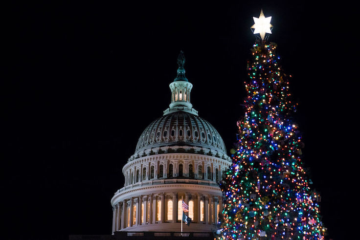Speaker Pelosi Hosts U.S. Capitol Christmas Tree Lighting Ceremony