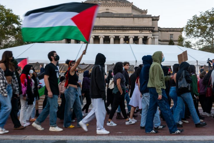 Student Palestinian Group Holds Rally at Columbia University