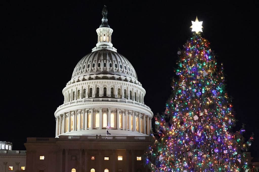 Lawmakers Host The U.S. Capitol Christmas Tree Lighting Ceremony