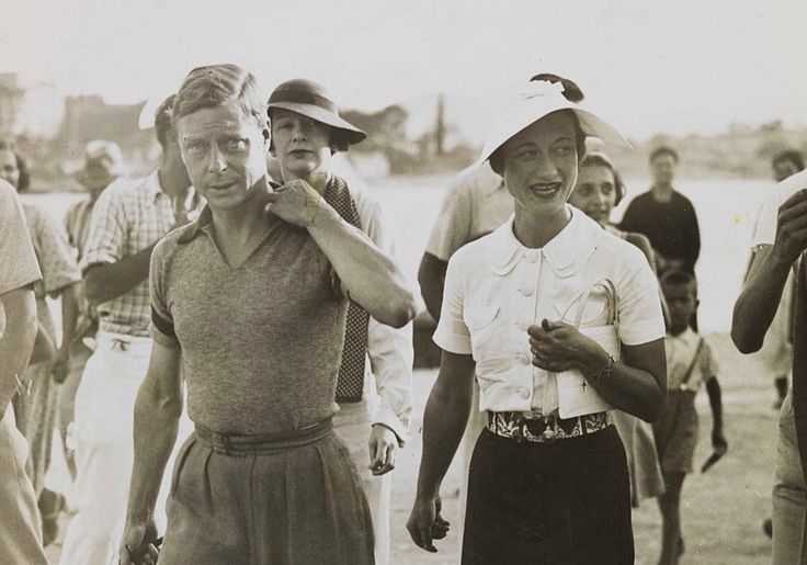 King Edward Viii and Mrs Simpson On Holiday in Yugoslavia 1936