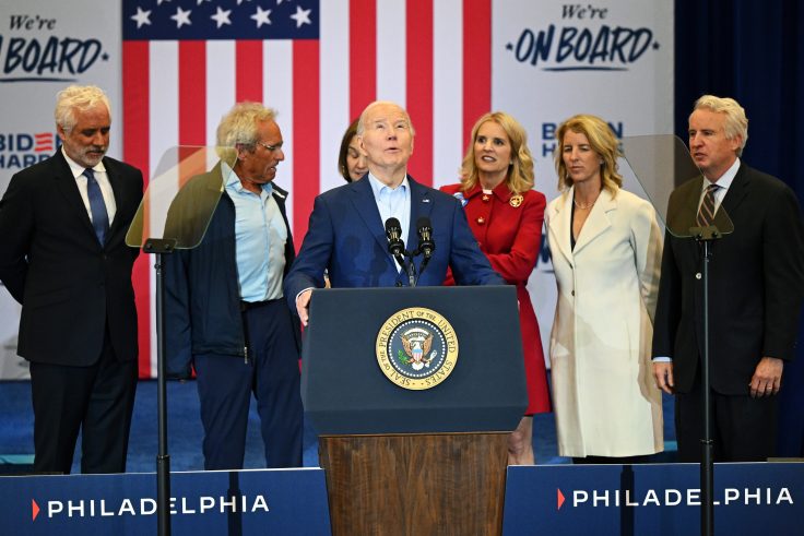 President Biden Speaks at a Campaign Event in Philadelphia