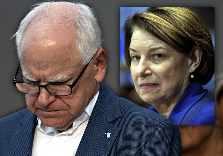 Fraud Queen Walz Abdicates, Ice Queen Klobuchar Sharpens Comb