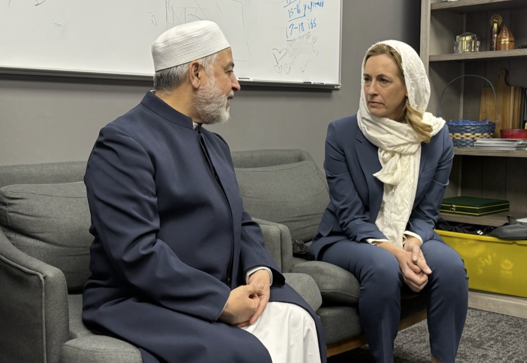 'Moderate' Mikie Sherrill Attends Ramadan Services With Imam Who Faced Deportation Proceedings Over Alleged Ties to Hamas and Calls for 'New Intifada'
