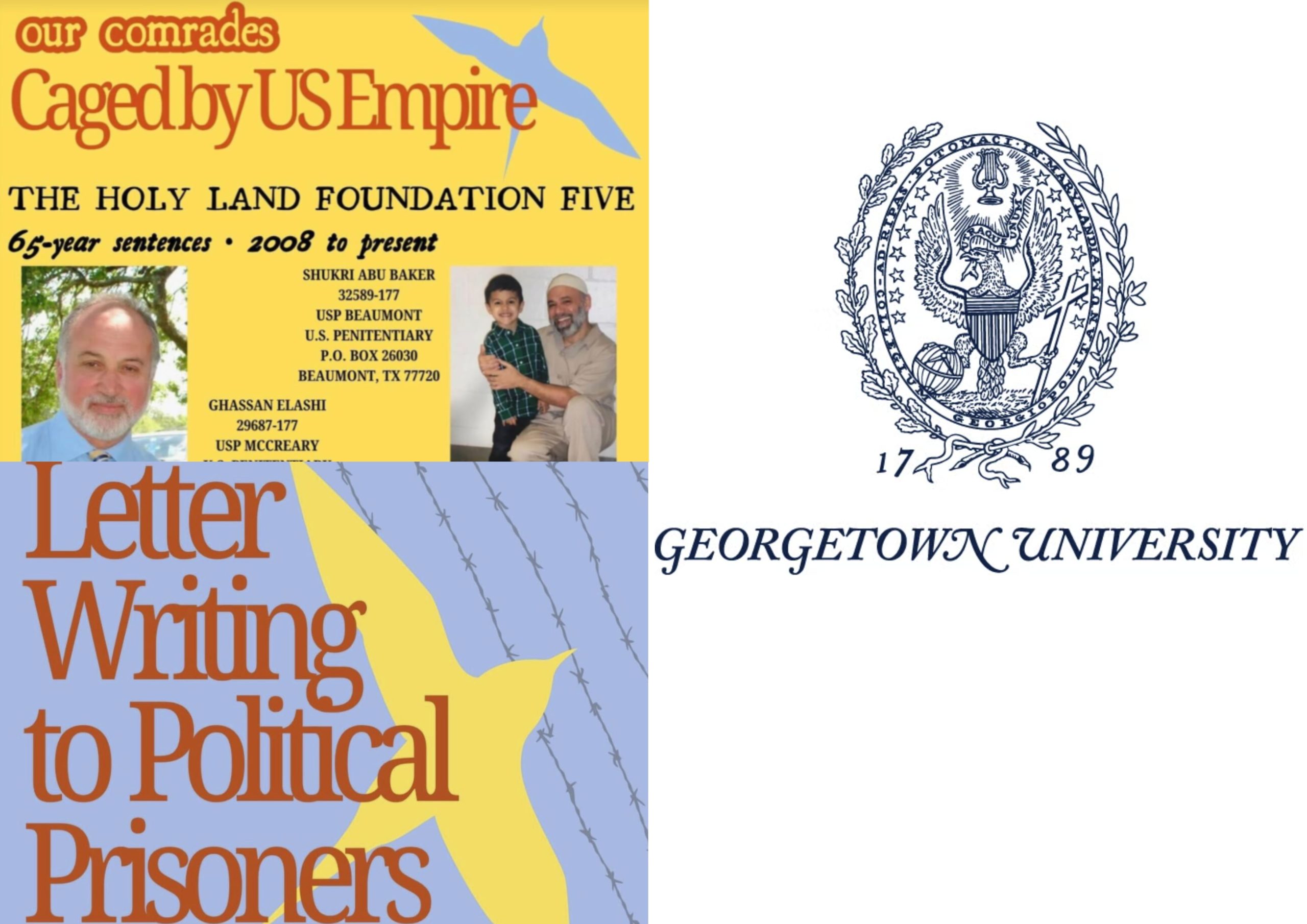 Georgetown SJP Solicits Letters of Support For ‘Political Prisoners’ Convicted of Funneling Millions To Hamas