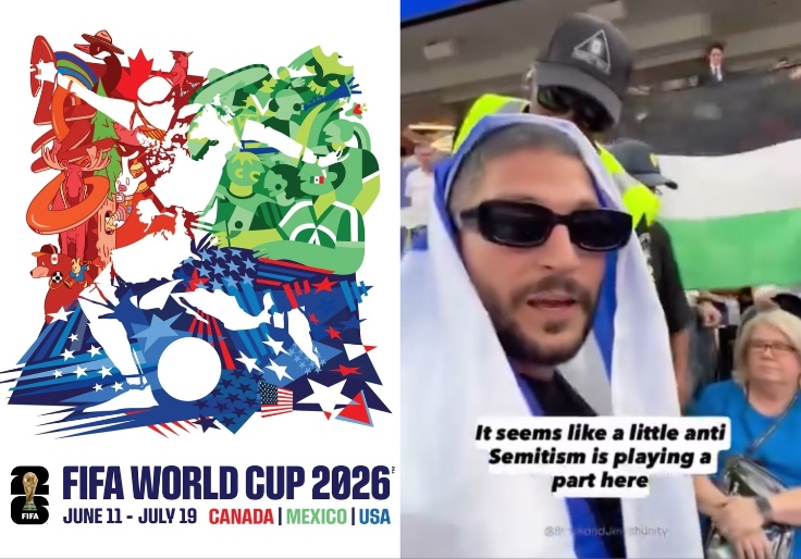 Exclusive: FIFA Threatened with Lawsuit for Seizing Jewish Fan's Israeli Flag at World Cup Match While Permitting Palestinian and Iranian Flags